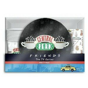 Friends TV Show Central Perk Black & White Multicolor 60-Ct Party Set: